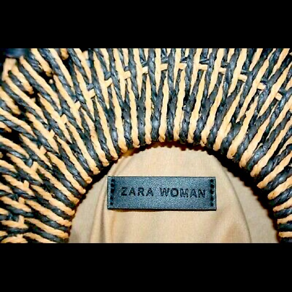 Zara wooven basket purse - Picture 2 of 3